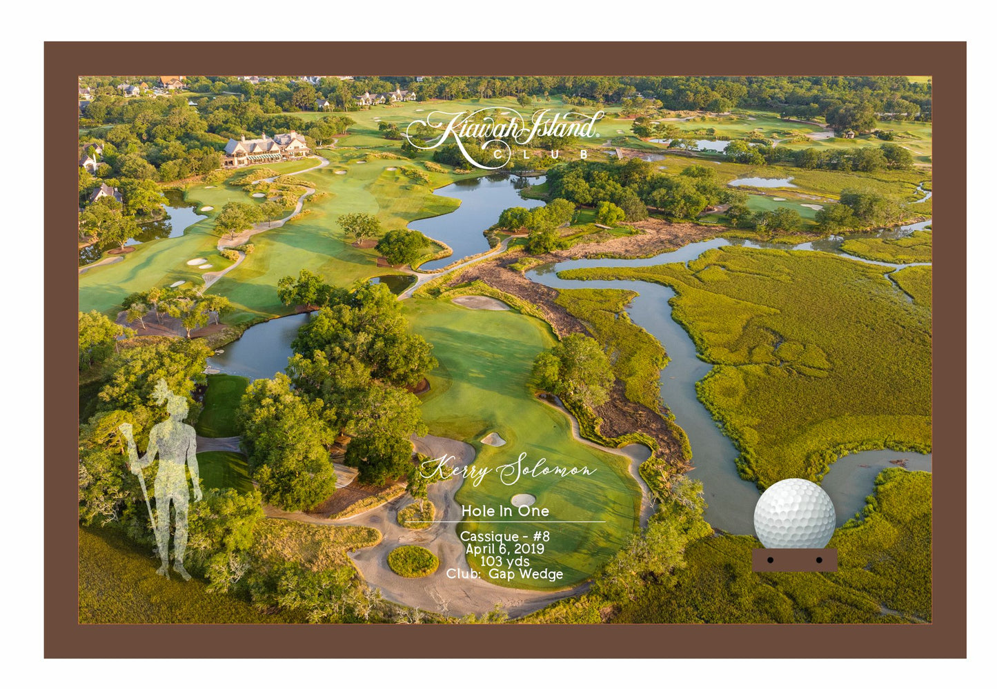 Kiawah Island Club - Cassique | Hole in One Shadowbox | Hole 8