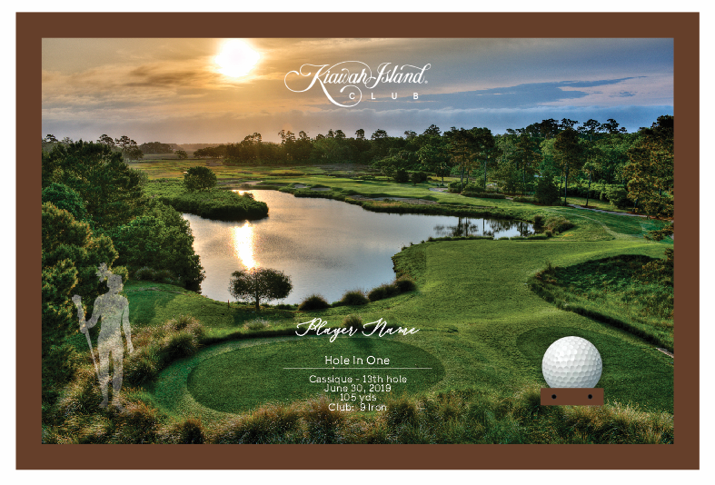 Kiawah Island Club - Cassique | Hole in One Shadowbox | Hole 13