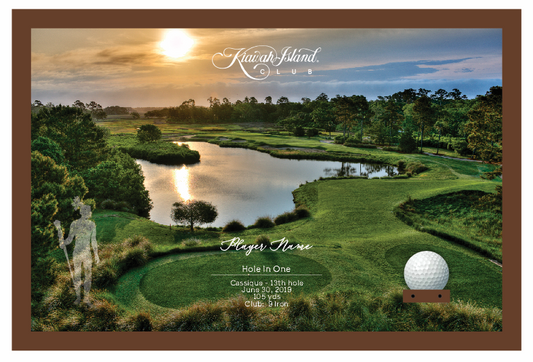 Kiawah Island Club - Cassique | Hole in One Shadowbox | Hole 13