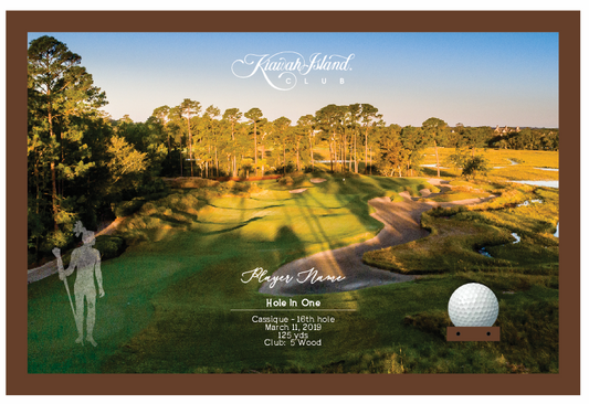 Kiawah Island Club - Cassique | Hole in One Shadowbox | Hole 16