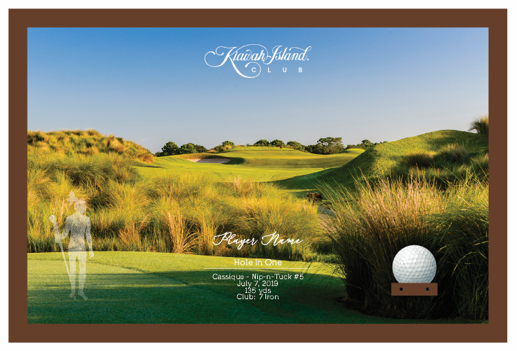 Kiawah Island Club - Cassique | Hole in One Shadowbox | Hole 5 (Nip-N-Tuck)