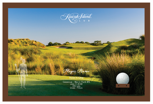 Kiawah Island Club - Cassique | Hole in One Shadowbox | Hole 5 (Nip-N-Tuck)