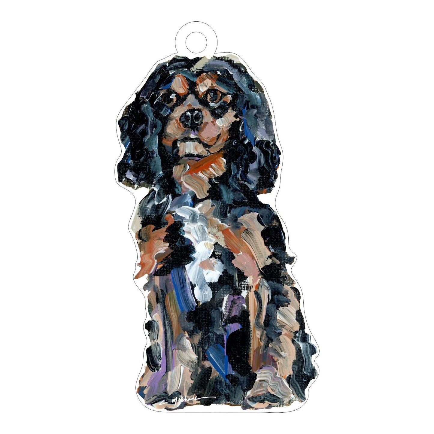 Cavalier King Charles BT | 0.25in. Acrylic Ornament | Mix and Match (any 10+)