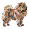 Chow Chow | 0.50in. Acrylic Mini | Case of 25