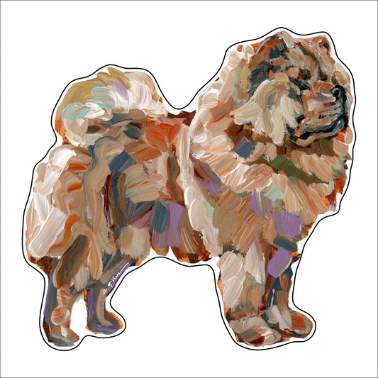 Chow Chow | 0.50in. Acrylic Mini | Case of 25