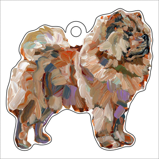 Chow Chow | 0.25in. Acrylic Ornament | Mix and Match (any 10+)
