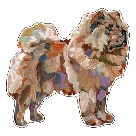 Chow Chow | 0.75in. Acrylic Shelfie | Case of 25