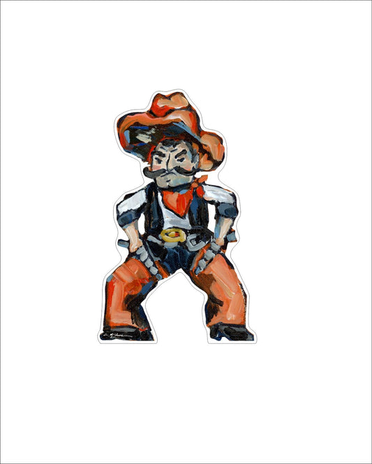 CMS-655-C10 Cowboys Button | 0.125Acrylic Button | Set of 10