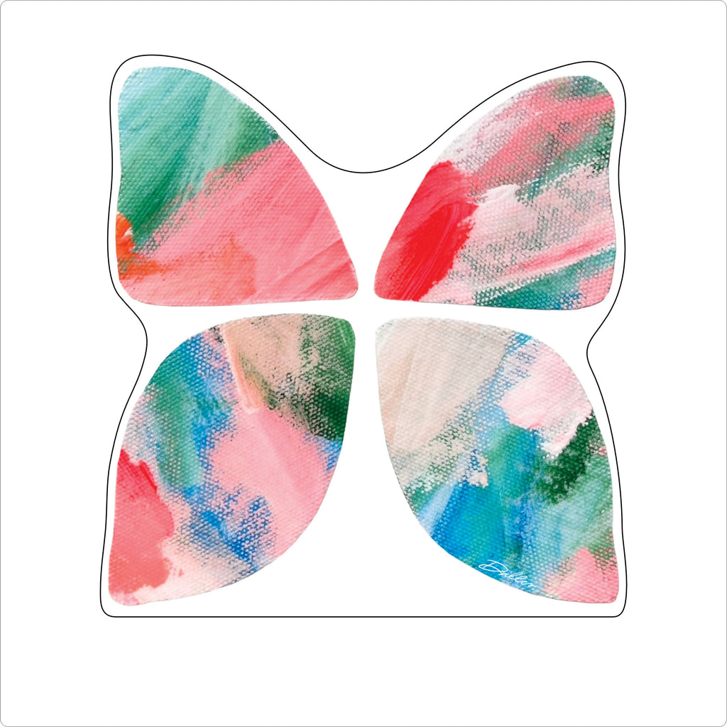 DFA-002 Abstract Butterfly Ornament | 0.25Acrylic Ornament |