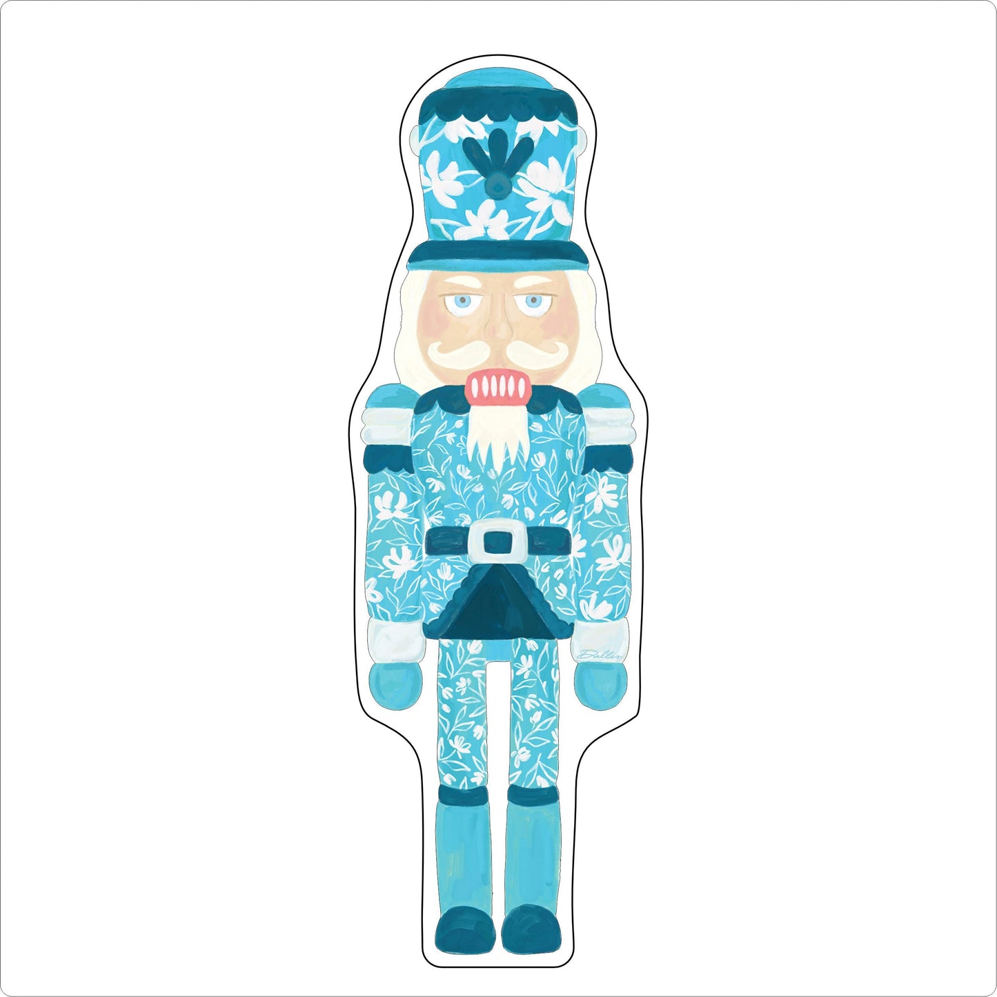 DFA-005 Blue Nutcracker | 0.75Acrylic Contour |