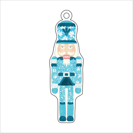 DFA-006 Blue Nutcracker Ornament | 0.25Acrylic Ornament |