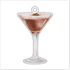 DFA-016 Espresso Martini Ornament | 0.25Acrylic Ornament |