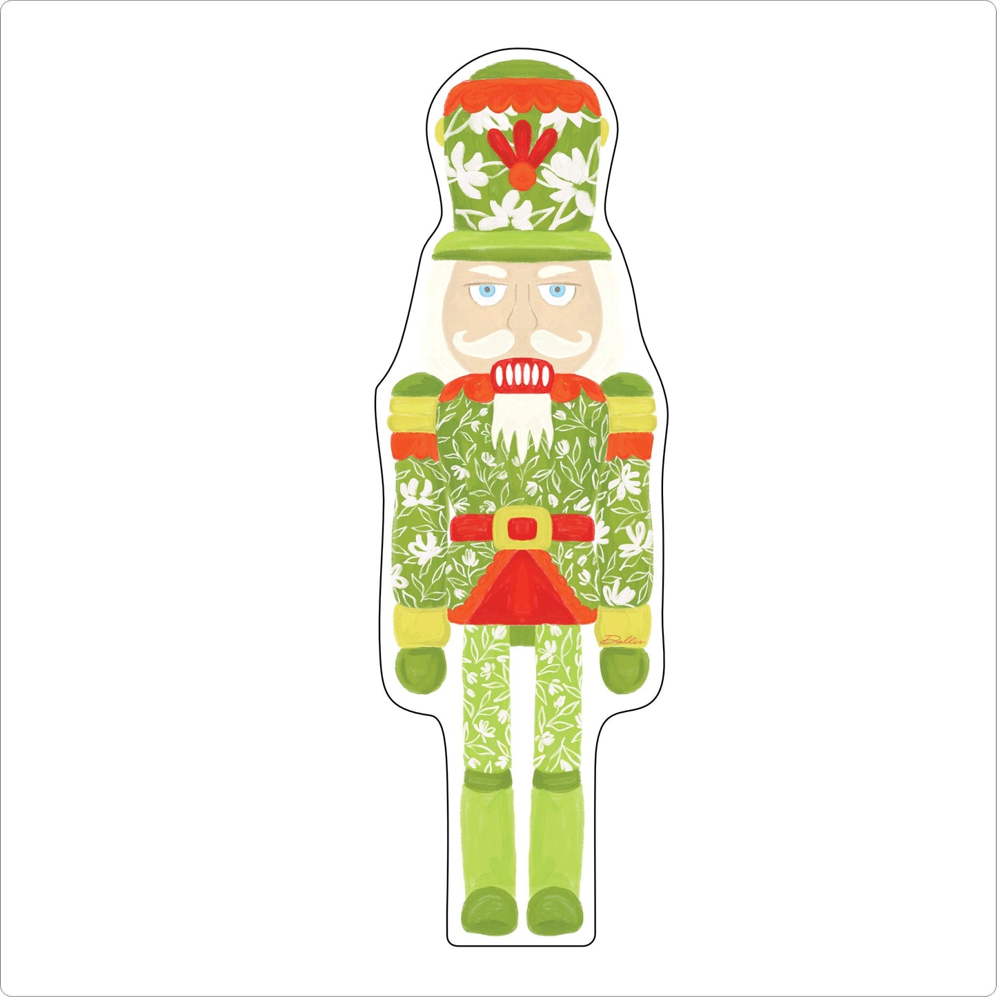 DFA-017 Green Nutcracker | 0.75Acrylic Contour |