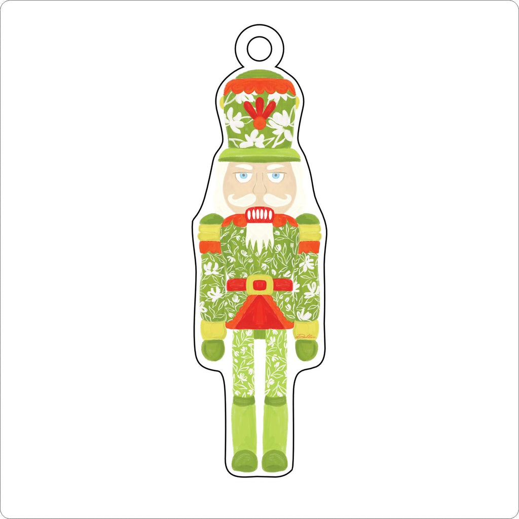 DFA-018 Green Nutcracker Ornament | 0.25Acrylic Ornament |