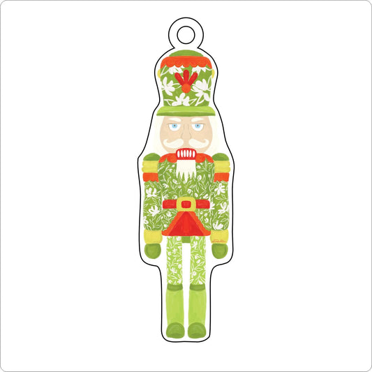DFA-018 Green Nutcracker Ornament | 0.25Acrylic Ornament |