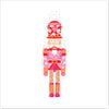 DFA-028 Pink and Red Nutcracker Ornament | 0.25Acrylic Ornament |