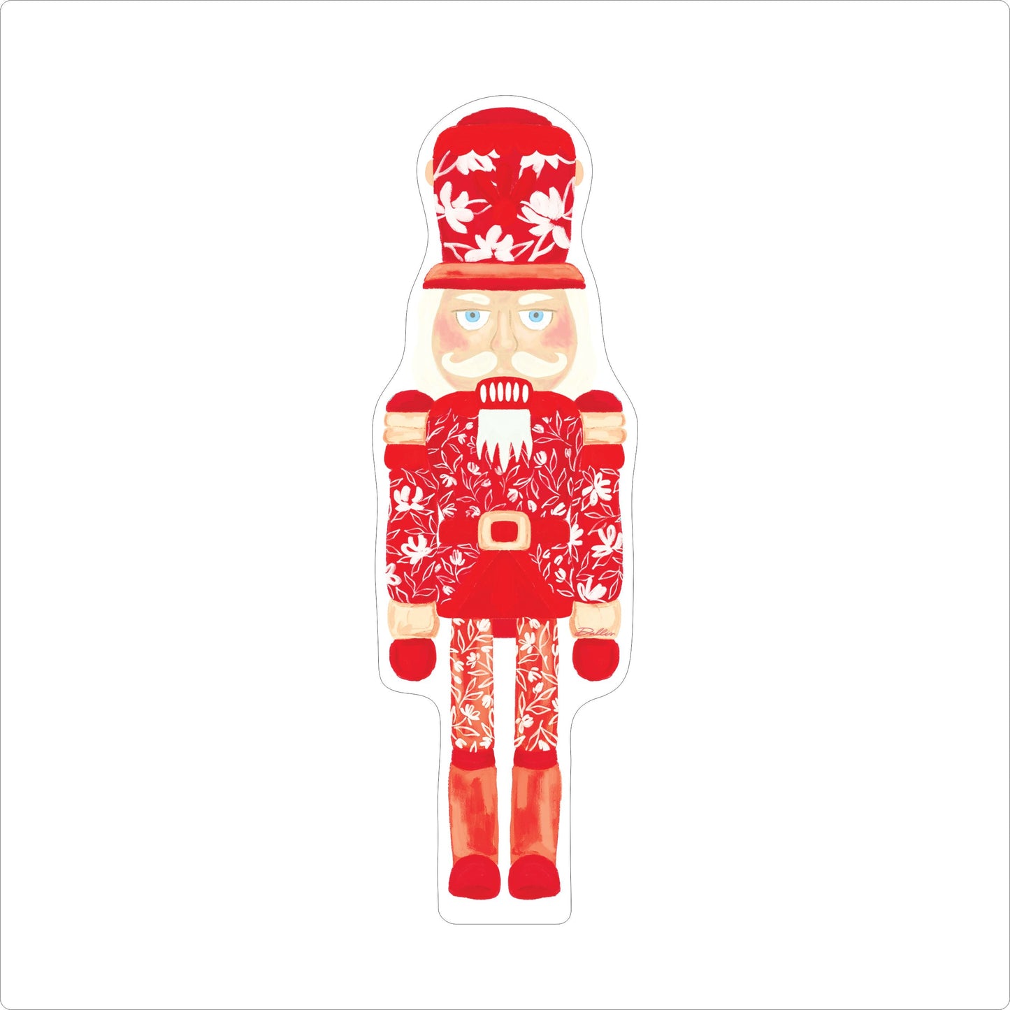 DFA-029 Red Nutcracker | 0.75Acrylic Contour |