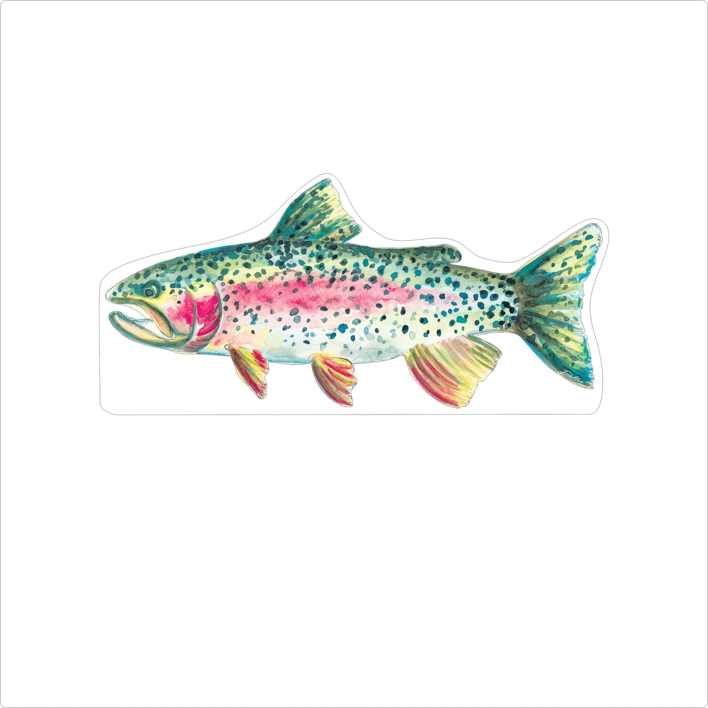 DFA-031 Trout | 0.75Acrylic Contour |