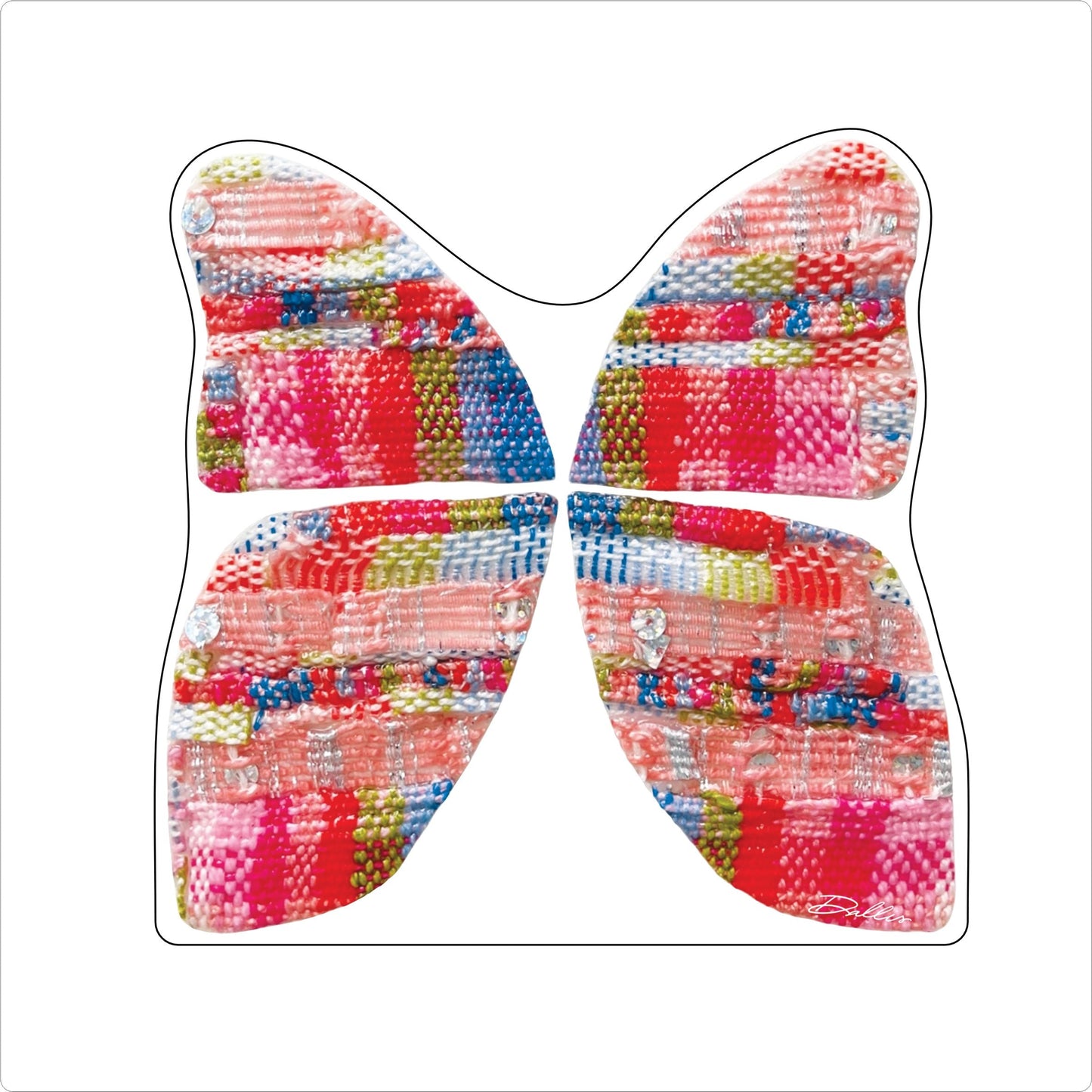 DFA-034 Woven Butterfly | 0.75Acrylic Contour |