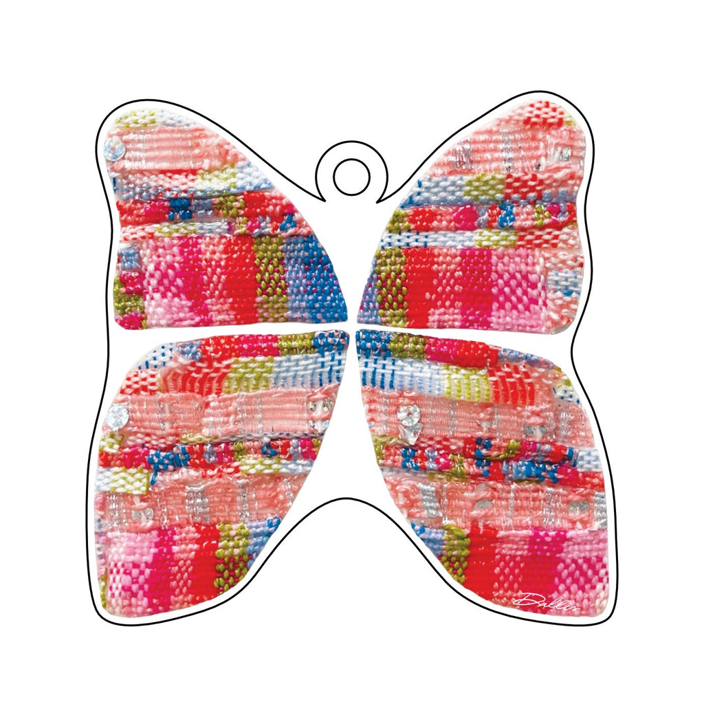 DFA-035 Woven Butterfly Ornament | 0.25Acrylic Ornament |