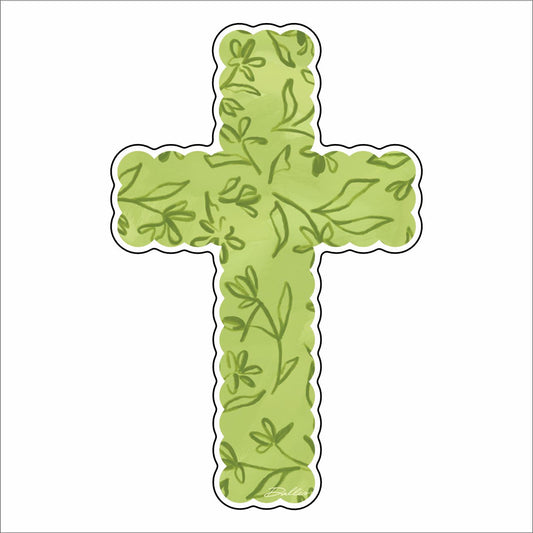 DFA-037 Green Cross Mini | 0.50Acrylic Mini |