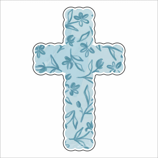 DFA-041 Blue Cross Mini | 0.50Acrylic Mini |