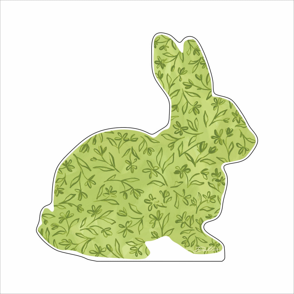 DFA-042 Green Bunny | 0.75Acrylic Contour |