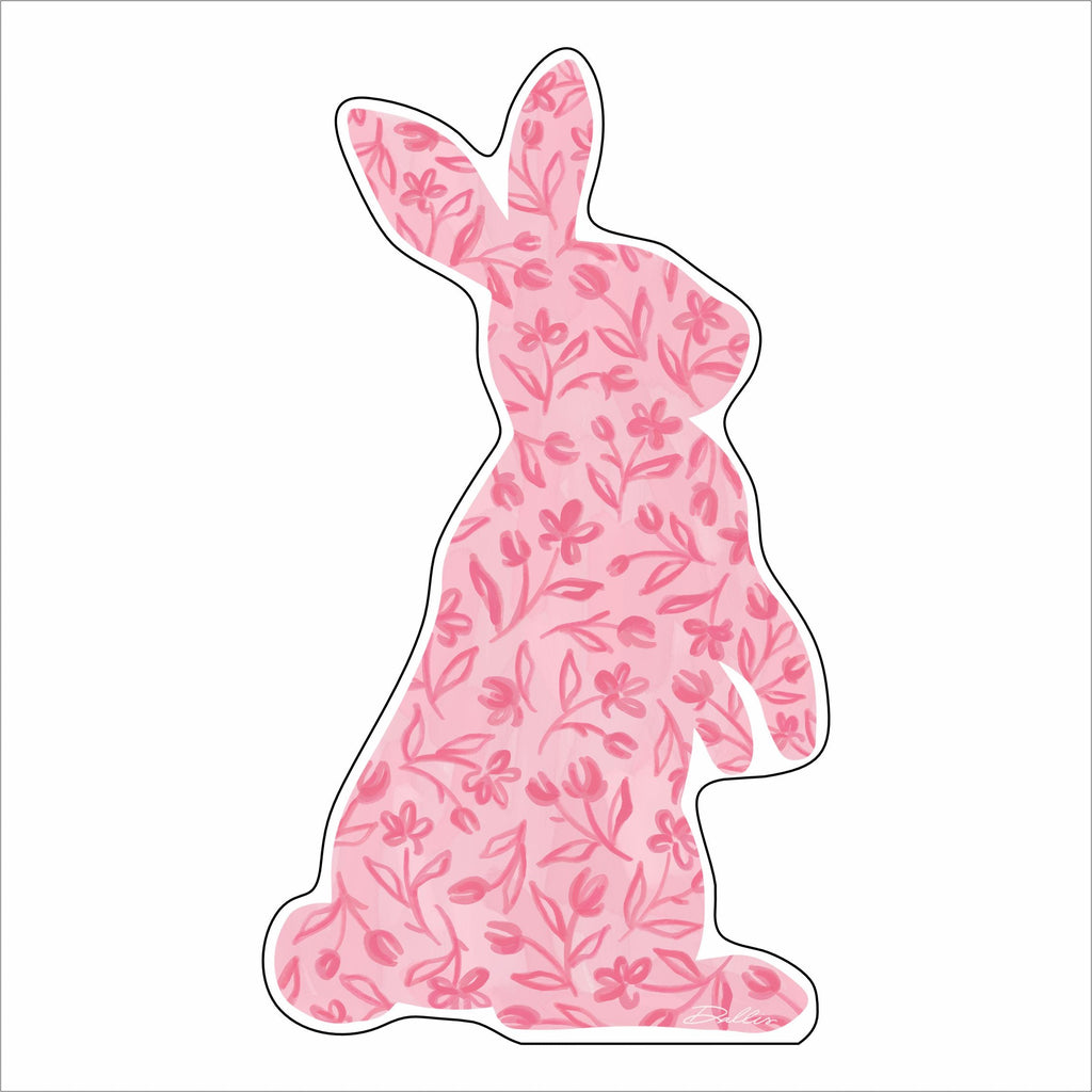 DFA-044 Pink Bunny | 0.75Acrylic Contour |