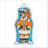 DGA-008 Orange Bear Ornament | 0.25 Acrylic | Case Bundle any 10+ (Pack of 1)
