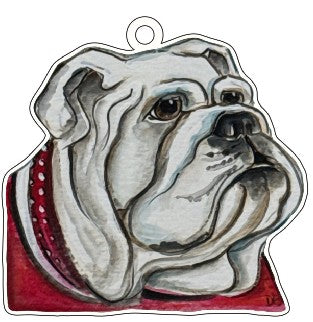 DGA-025 Georgia Bulldog | 0.25in. Acrylic Ornament | Mix and  Match (any 10+)
