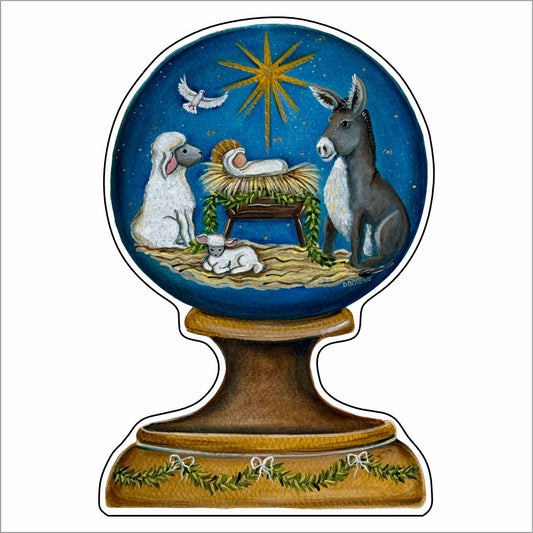 DGA-029 Nativity Snow Globe Mini | 0.50Acrylic Mini Contour | Case of 25