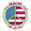 DGA-032  Making Macon Great Magnet | 0.125Acrylic Magnet | Case of 100