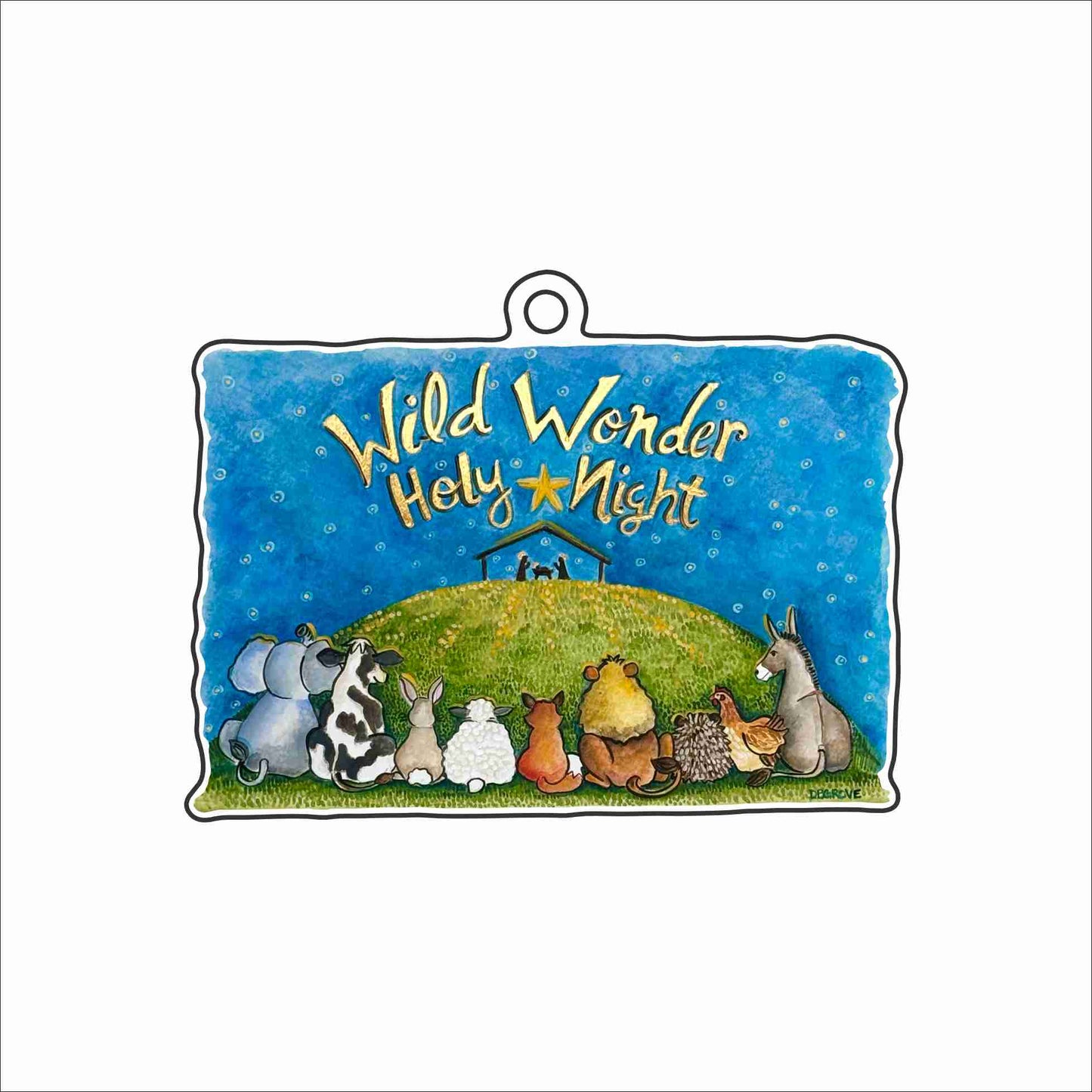 DGA-047 Wild Wonder Ornament | 0.25Acrylic Ornament