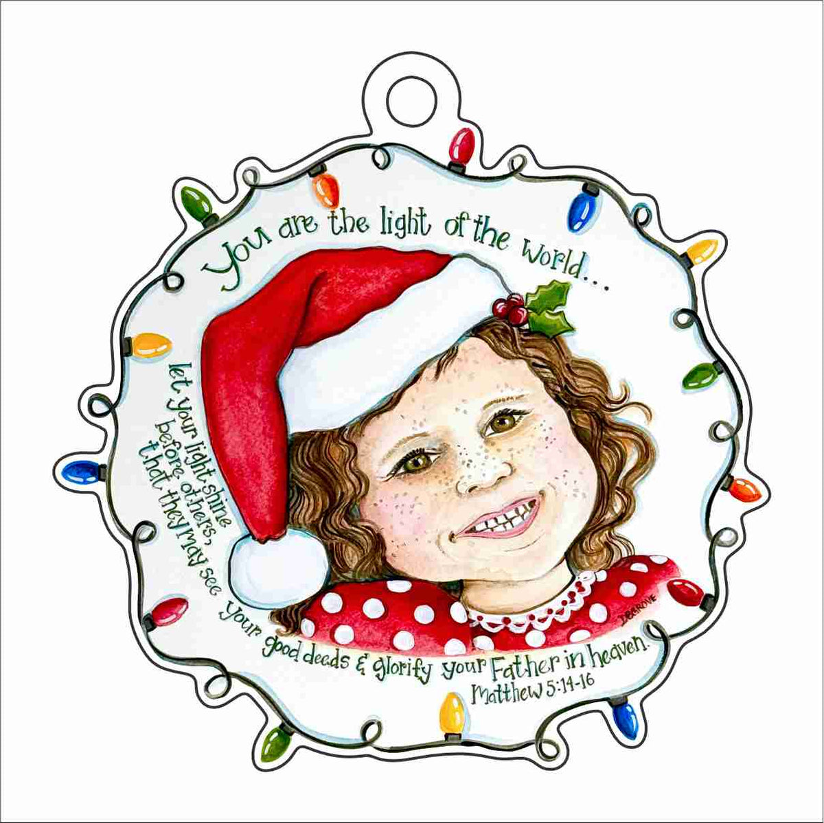 DGA-051 Emmi Ruth | 0.25Acrylic Ornament