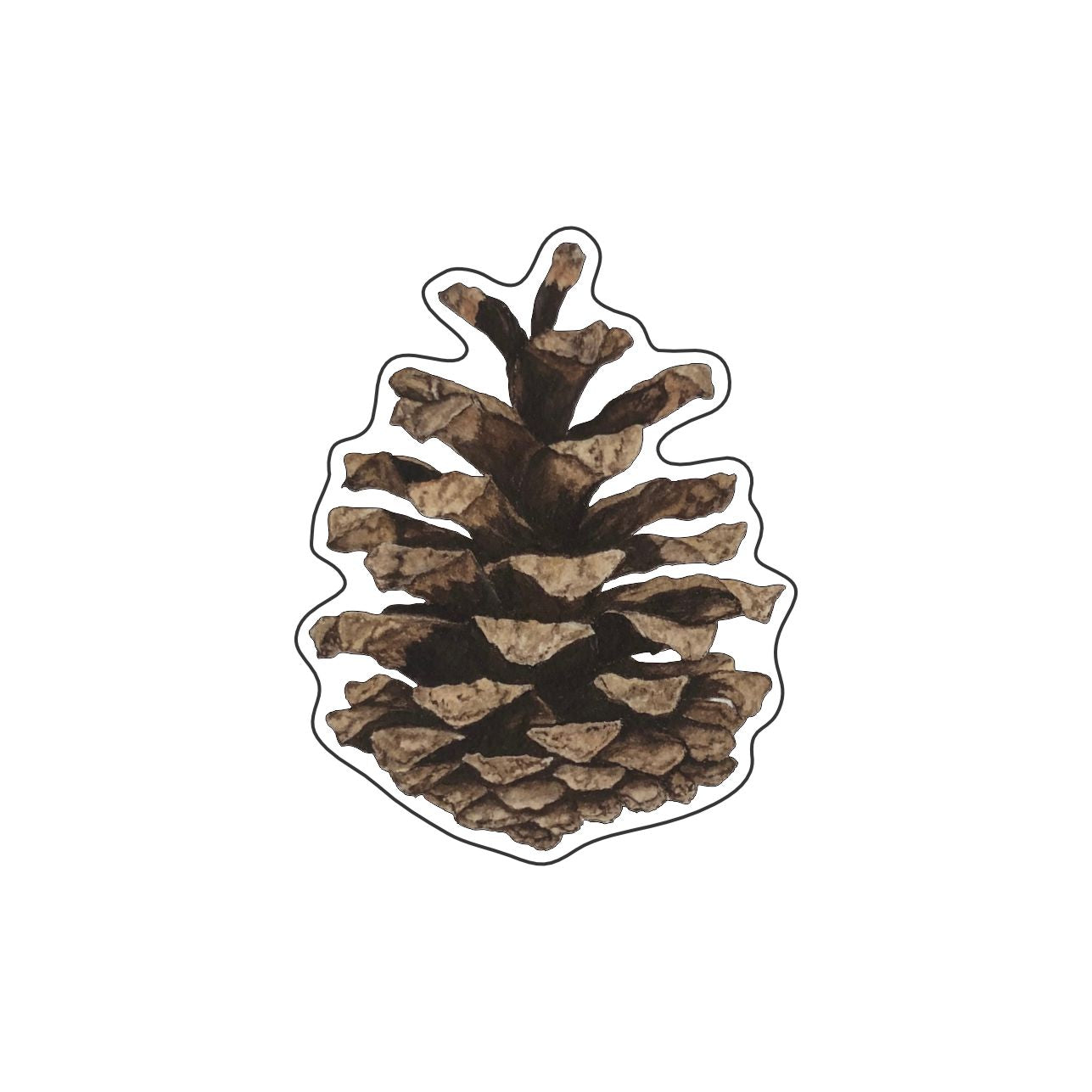 DKA-004 Pinecone Magnet | 0.125Acrylic Magnet