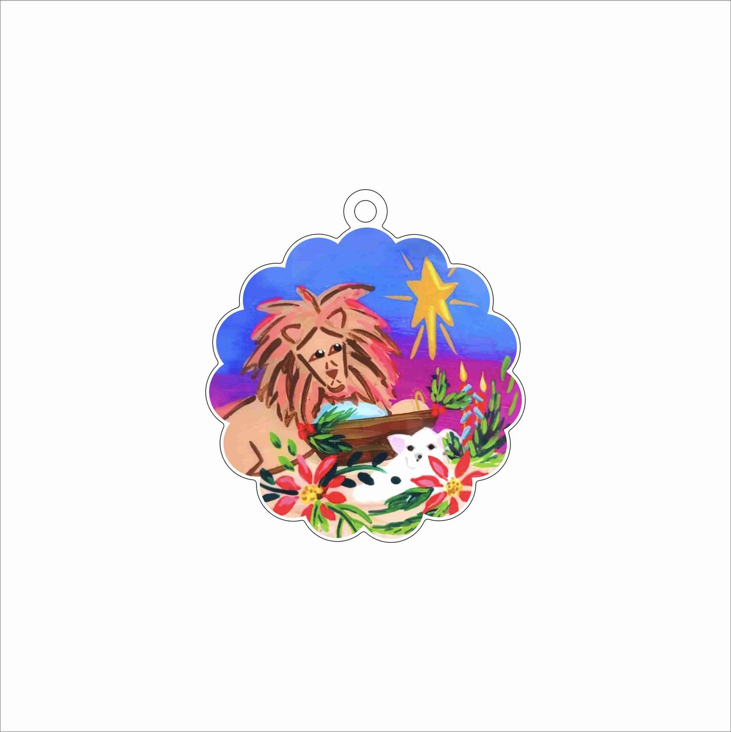 DMA-007 This King Ornament | 0.25Acrylic Ornament