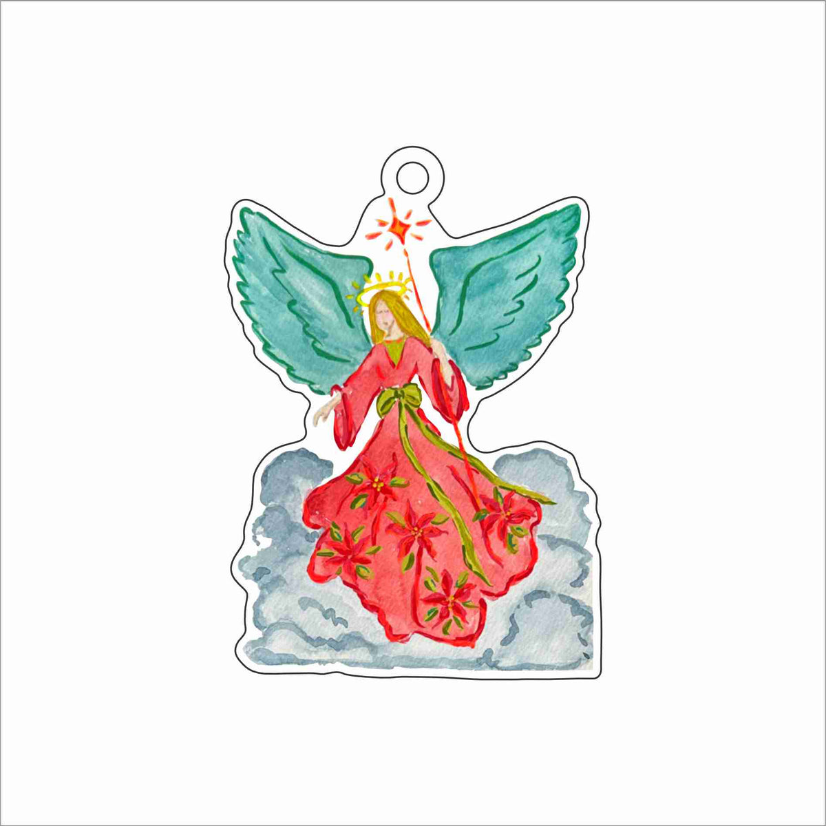 DMA-014 Glory in the Highest Ornament | 0.25Acrylic Ornament