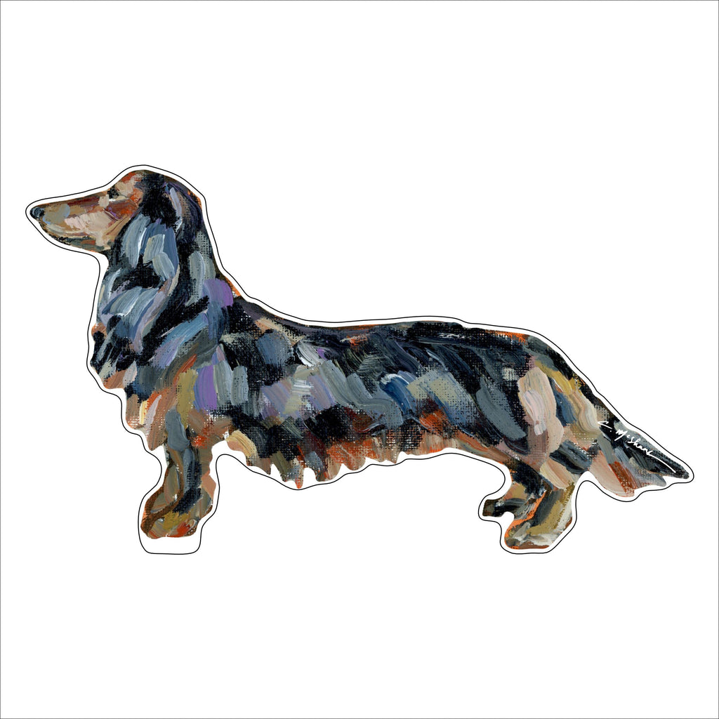 Dachshund Black and Tan | 0.50in. Acrylic Mini | Case of 25