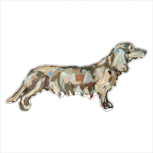Dachshund Blonde | 0.50in. Acrylic Mini | Case of 25