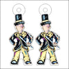 CMS-686-C10 Deacon Earring  | 0.125Acrylic Earrings | Set of 10