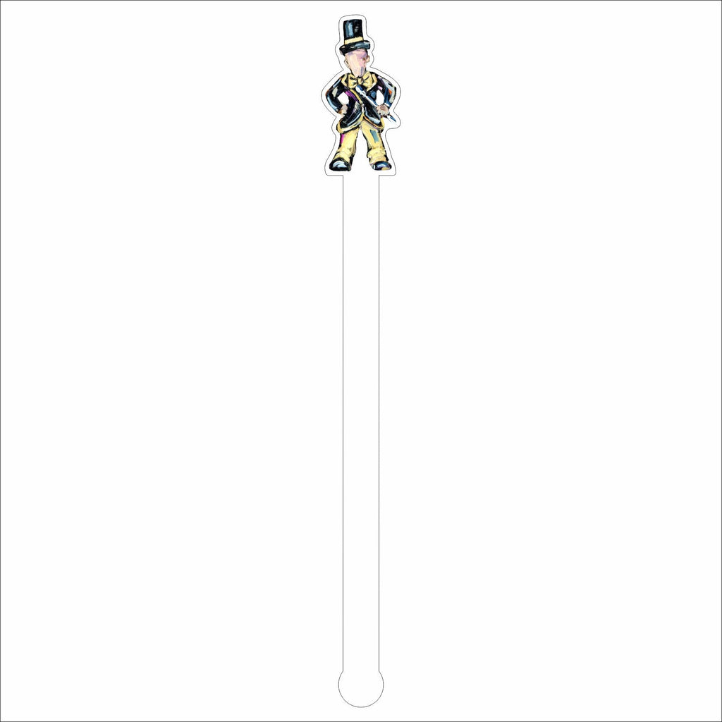 CMS-629-C4 Deacon Drink Stirrer | 0.125Acrylic Stirrer | Set of 4