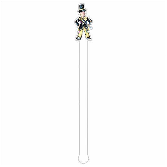 CMS-629-C4 Deacon Drink Stirrer | 0.125Acrylic Stirrer | Set of 4