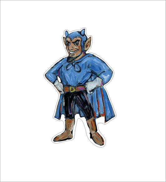 CMS-657-C10 Devil Dude Button | 0.125Acrylic Button | Set of 10
