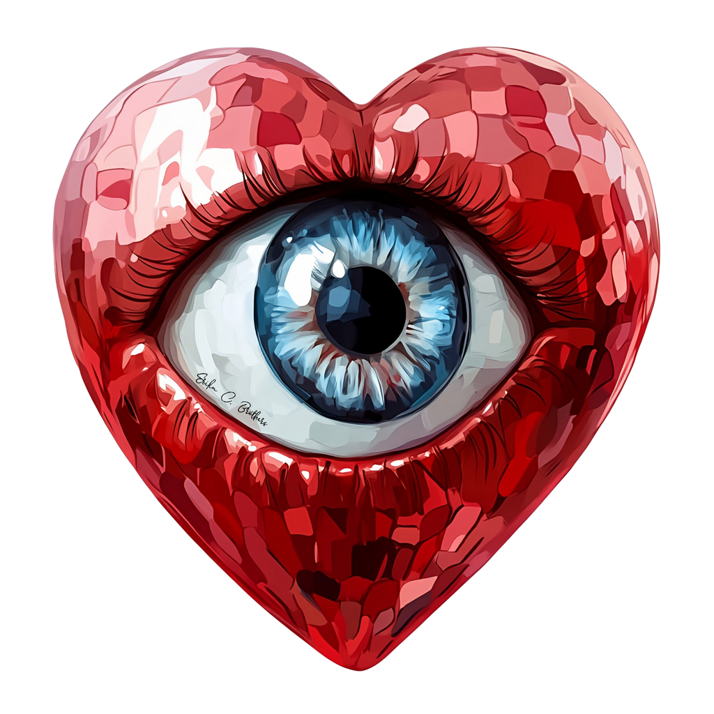 Disco Heart | 0.75in. Acrylic Cutout | Mix and Match (any 10+)