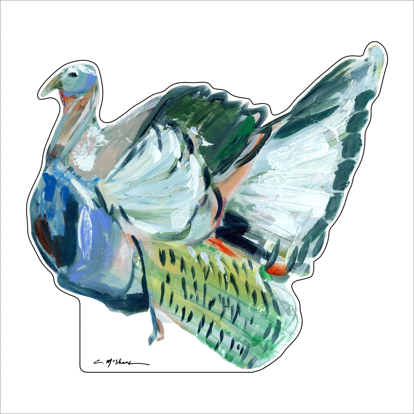 Dolly Drumstick Turkey | 0.75in. Acrylic Shelfie | Case of 25