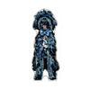 Doodle Black Blue Bow | 0.75in. Acrylic Cutout | Case Bundle any 10+ (Pack of 1)