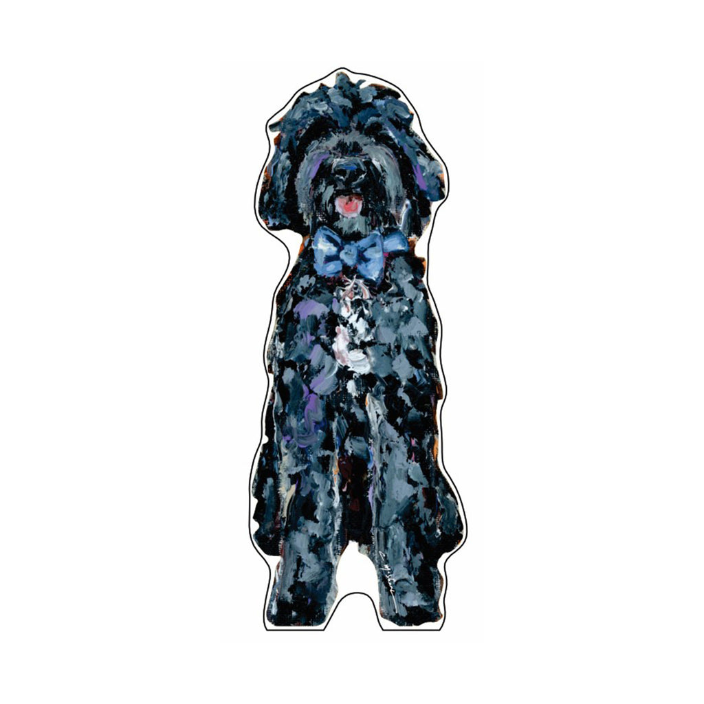 Doodle Black Blue Bow | 0.75in. Acrylic Cutout | Case Bundle any 10+ (Pack of 1)