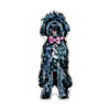 Doodle Black Pink Bow | 0.75in. Acrylic Cutout | Case Bundle any 10+ (Pack of 1)