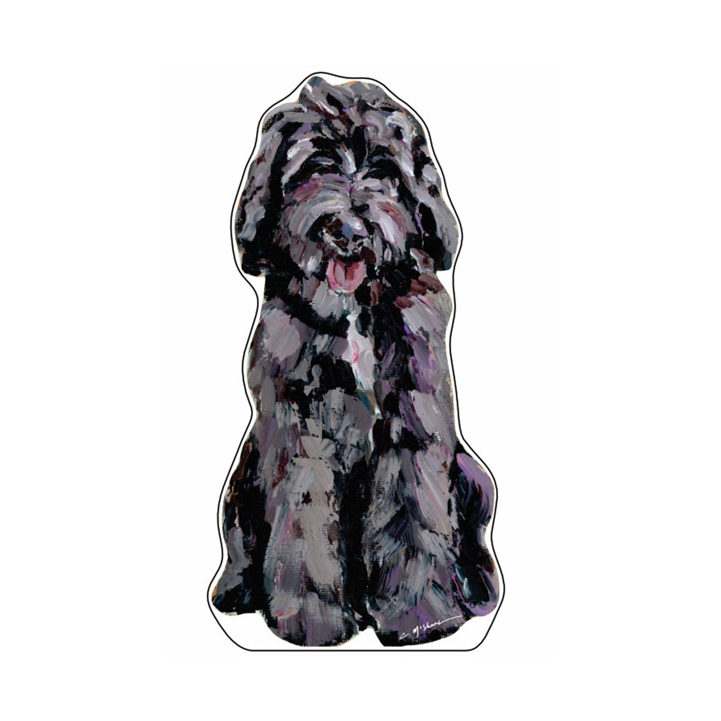 Doodle Chocolate | 0.75in. Acrylic Shelfie | Case of 25
