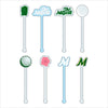 Masters Drink Stirrers | 0.125in. Acrylic Cutout | Bulk (Sold in batches of 100)